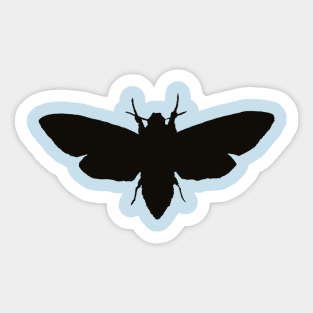 death's-head hawkmoth (silhouette) Sticker